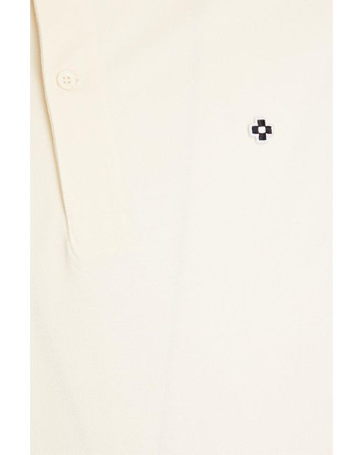 Sandro Natural Cotton-piqué Polo Shirt for men