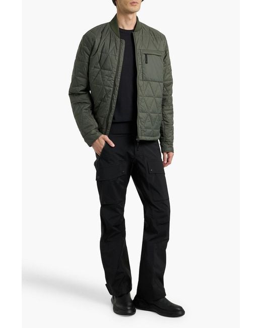 Aztech Mountain Green Corkscrew Quilted Padded Shell Jacket for men