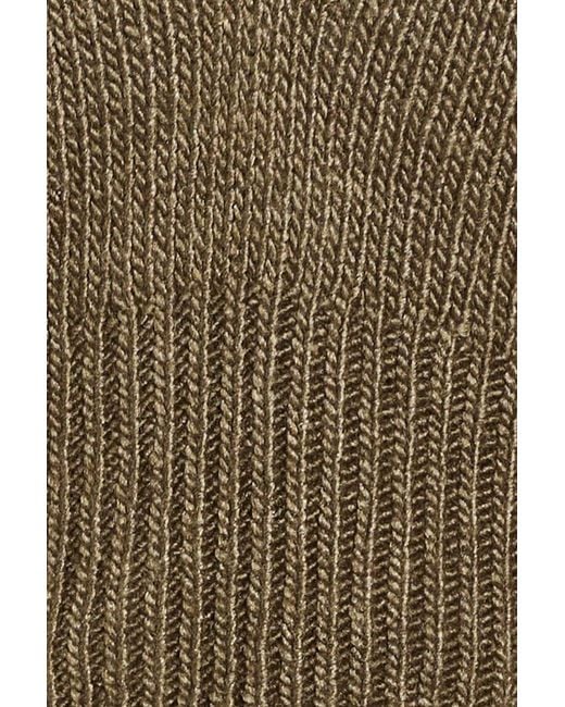 Our Legacy Green Silk And Wool-Blend Sweater