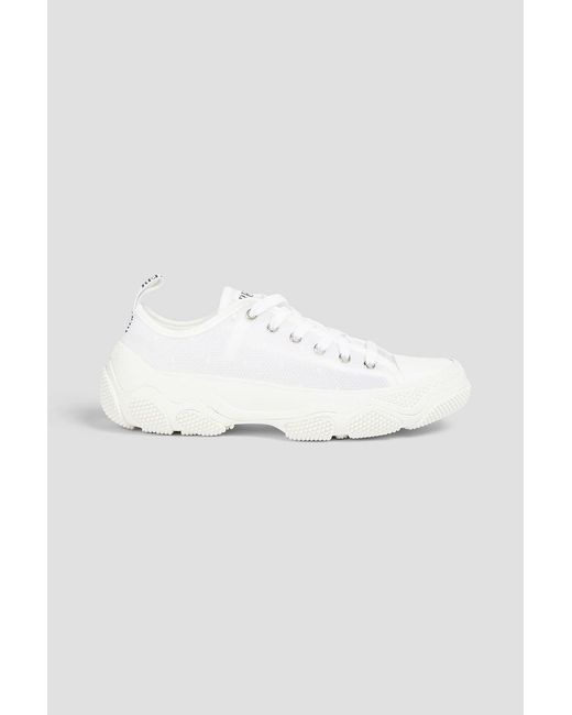Red(v) White Polka-Dot Shell Sneakers