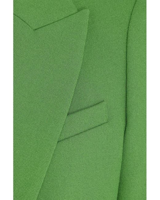 Veronica Beard Green Hosanna Dickey Woven Blazer