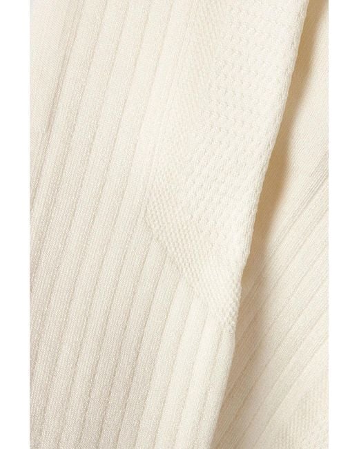 AZ FACTORY White Mybody leggings aus stretch-strick