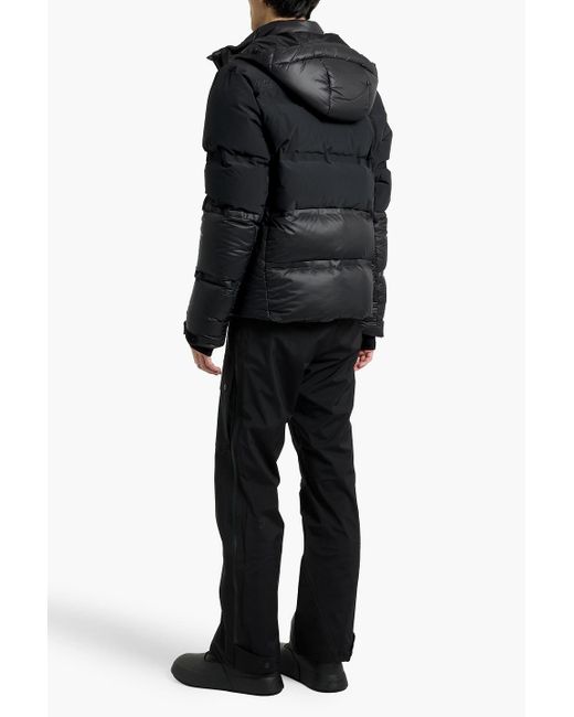 Aztech Mountain Black Super Nuke Quilted Down Ski Jacket for men
