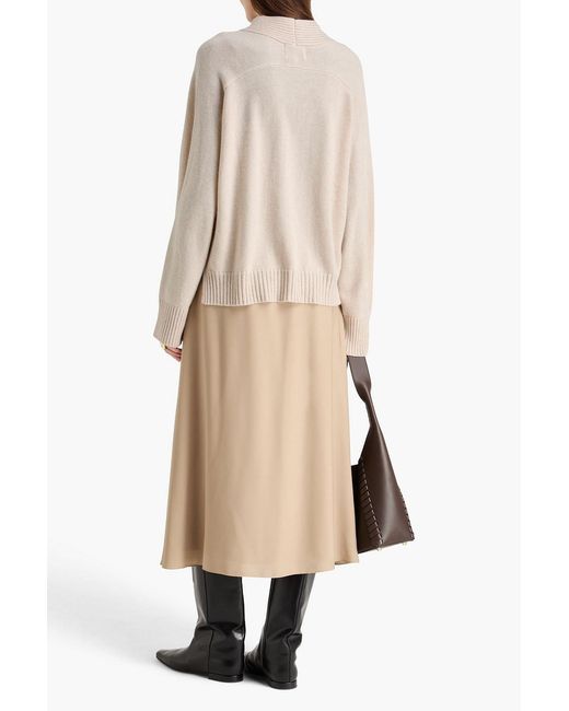 Loulou de Saison Natural Kaia Cashmere Cardigan