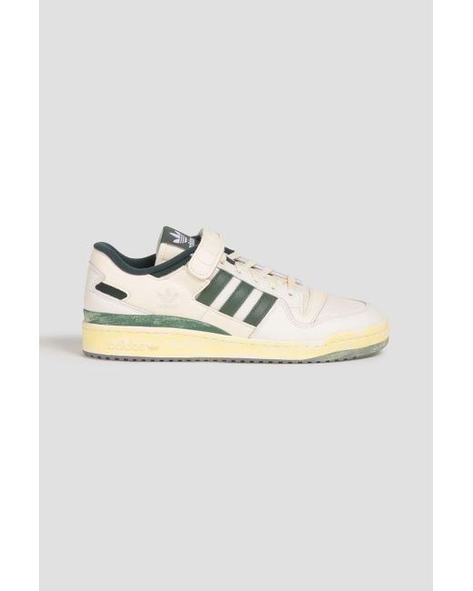 Adidas Originals Metallic Forum 84 Shell And Leather High-top Sneakers for men