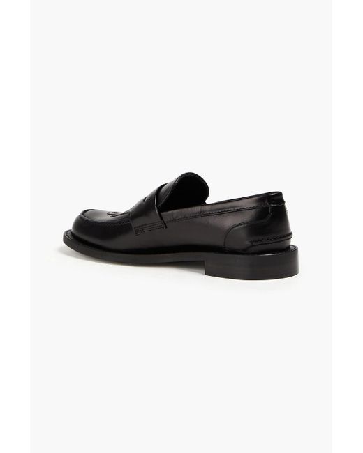 J.W. Anderson Black Leather Loafers