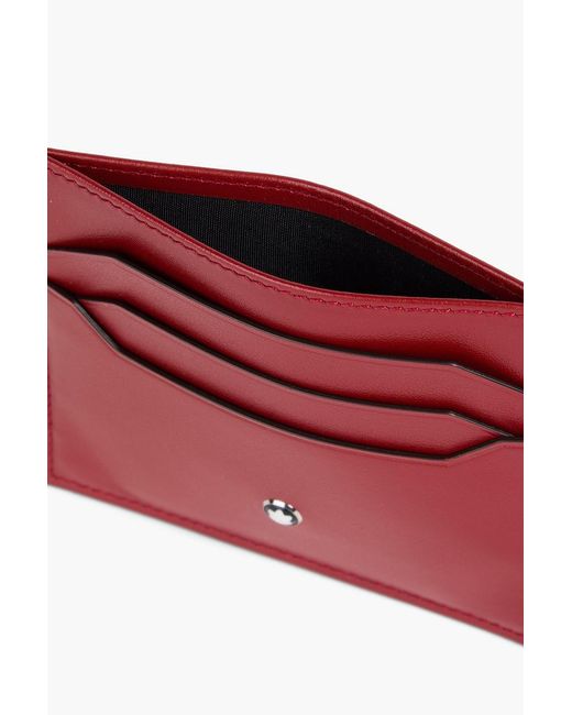 Montblanc Red Meisterstück Leather Cardholder for men