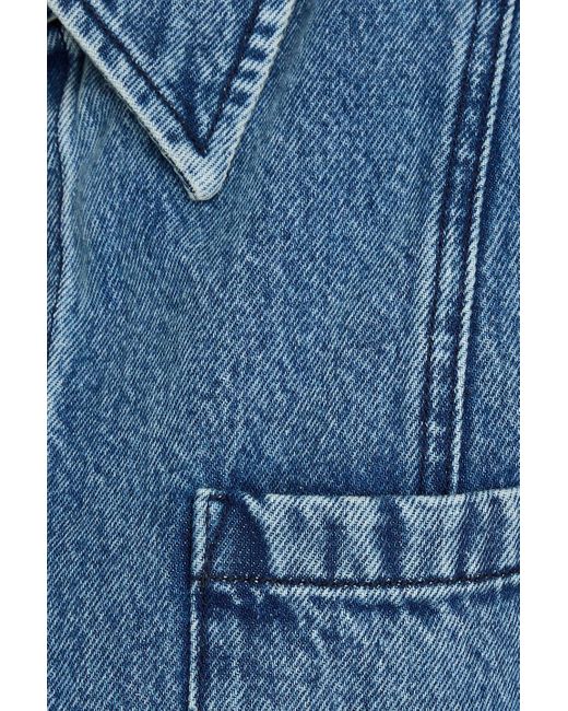 3.1 Phillip Lim Blue Cropped Denim Jacket