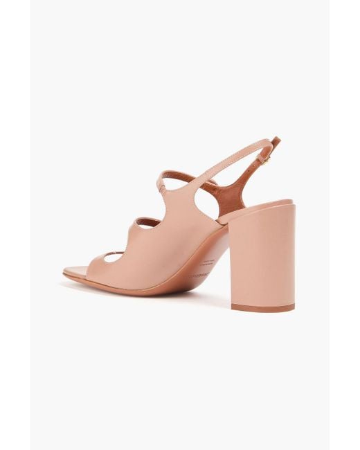 Zimmermann Pink Eliot 85 Leather Sandals