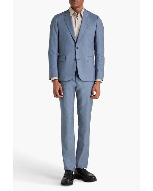 Paul Smith Blue Wool Suit for men
