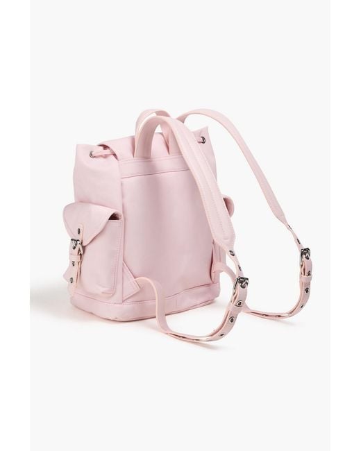 Ganni Pink Bucky Shell Backpack