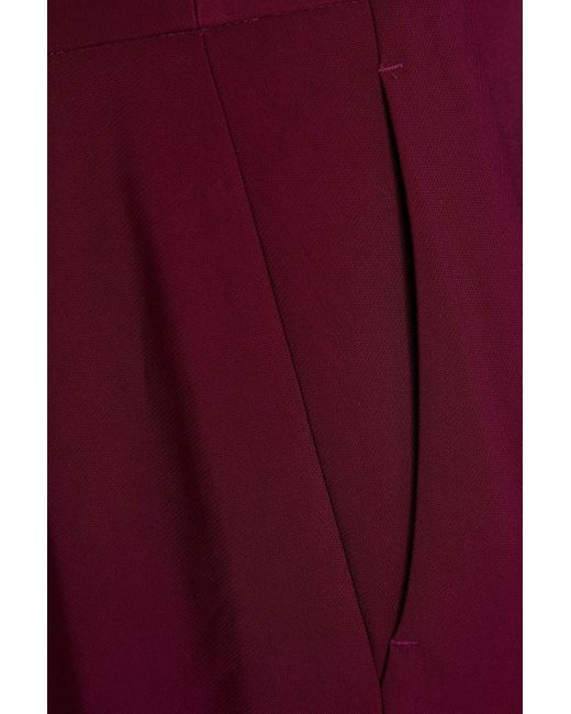 Diane von Furstenberg Nolan Crepe Flared Pants