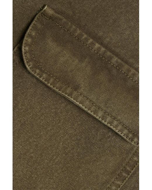 Alex Mill Brown Frontier Corduroy-trimmed Cotton-canvas Jacket for men