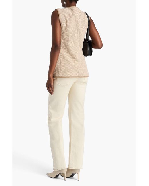 Rag & Bone Natural Bartlet Cotton-Blend Tweed Vest