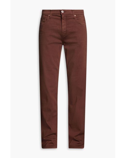 PAIGE Red Federal Slim-fit Denim Jeans for men