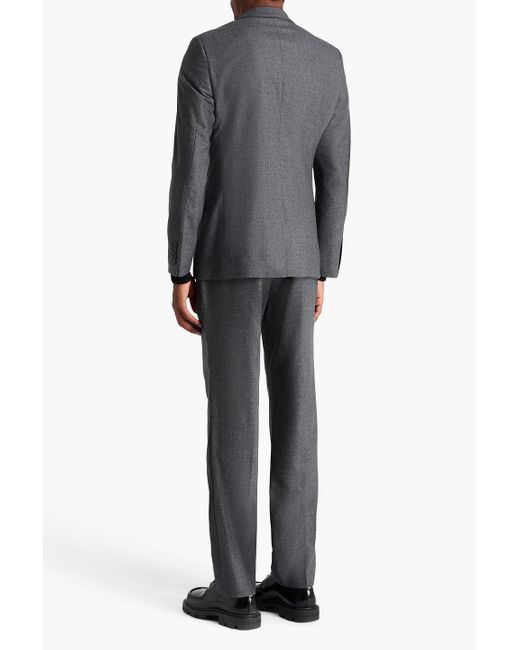 Sandro Black Wool-flannel Blazer for men