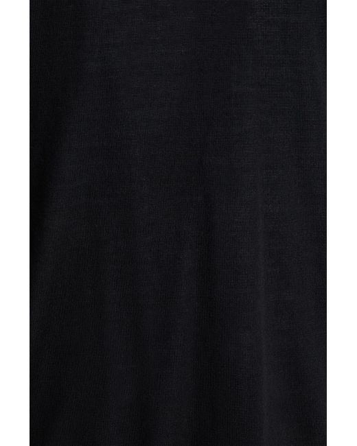 Rag & Bone Black Wool And Lyocell-Blend T-Shirt for men