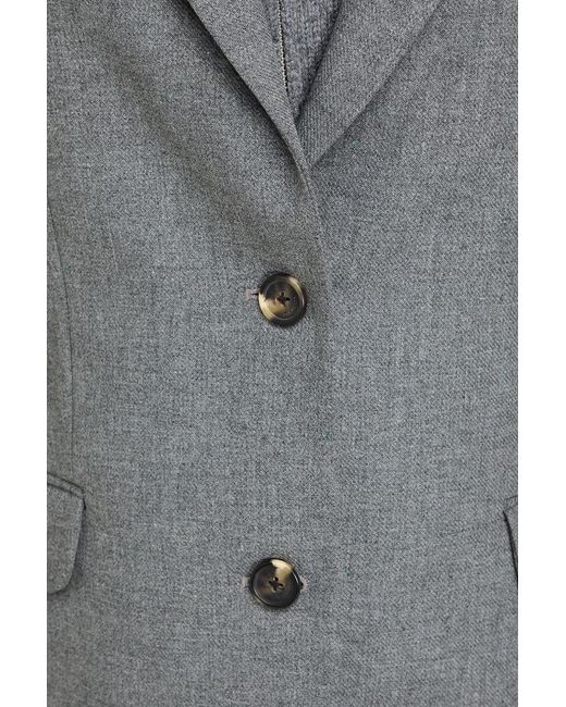 Rag & Bone Gray Frank Layered Wool-blend Tweed Blazer