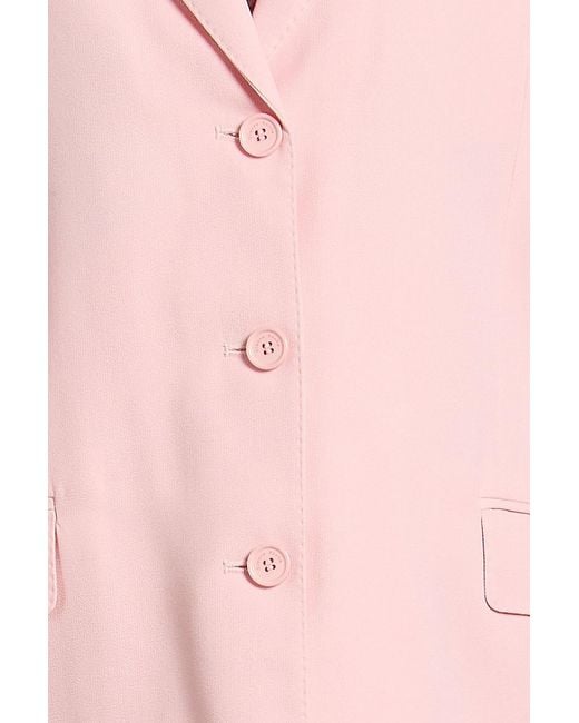 Simone Rocha Pink Cutout Twill Blazer