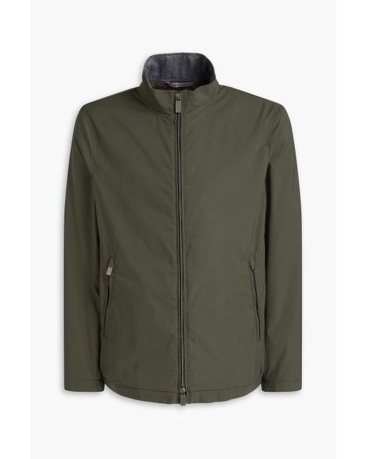 Canali Green Shell Jacket for men