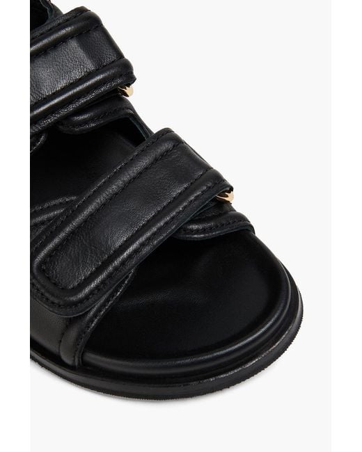 Sandro Black Leather Sandals