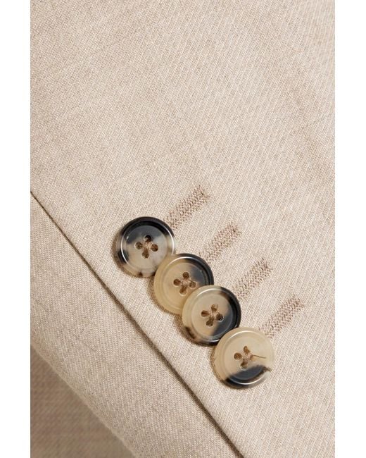 Paul Smith Natural Linen And Wool-Blend Suit for men