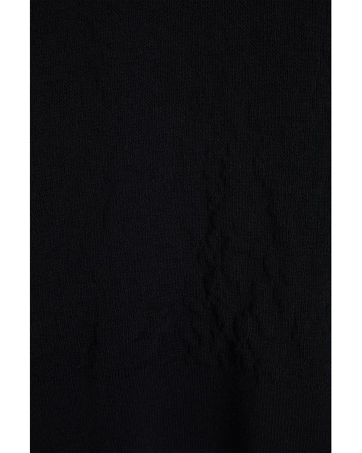 Y-3 Black Cotton-blend Sweater for men
