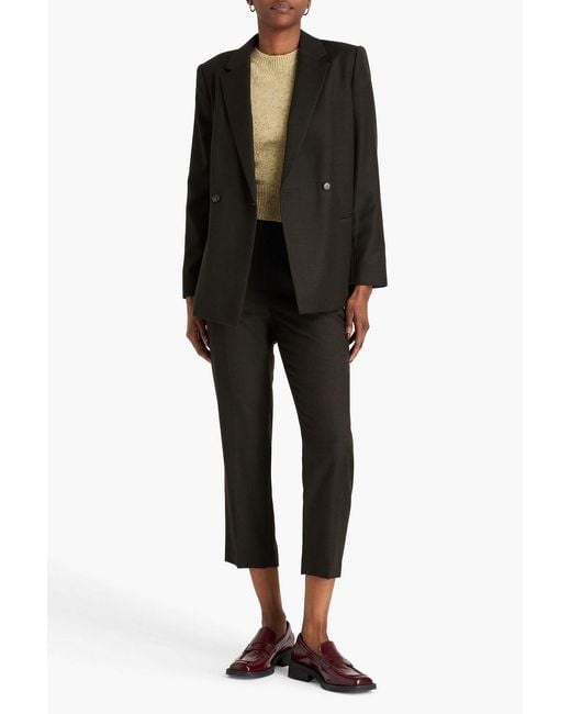 Theory Black Wool-twill Blazer