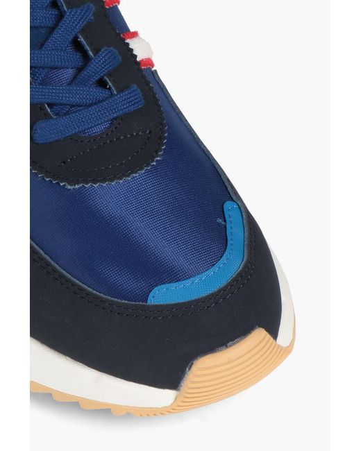 Adidas Originals Blue Retropy F2 Neoprene And Woven Sneakers for men