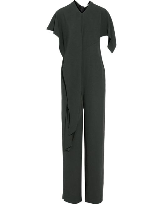 Chalayan Green Layered Crepe Jumpsuit