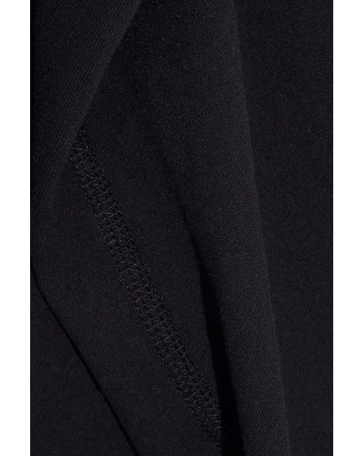 Ba&sh Black Romy Tie-back Stretch-jersey Bodysuit