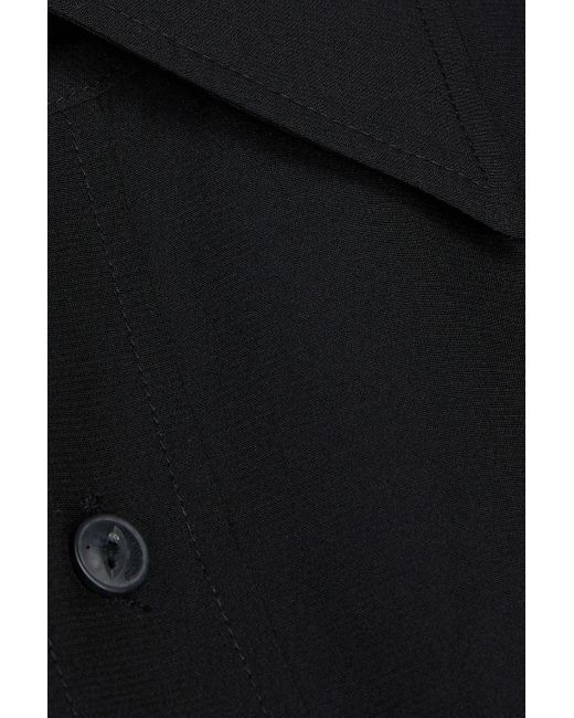 Rag & Bone Black Delphine hemd aus einer seidenmischung
