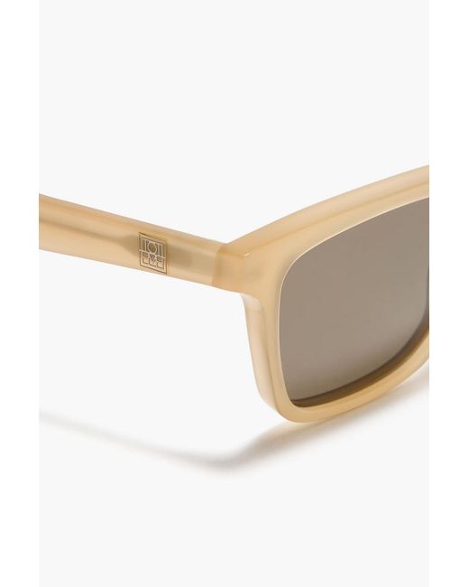 Totême  Natural D-Frame Acetate Sunglasses