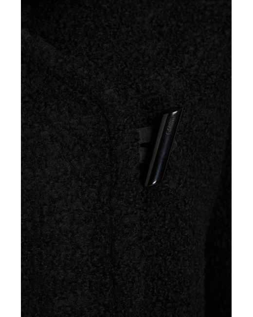Ganni Black Wool-Blend Bouclé Jacket