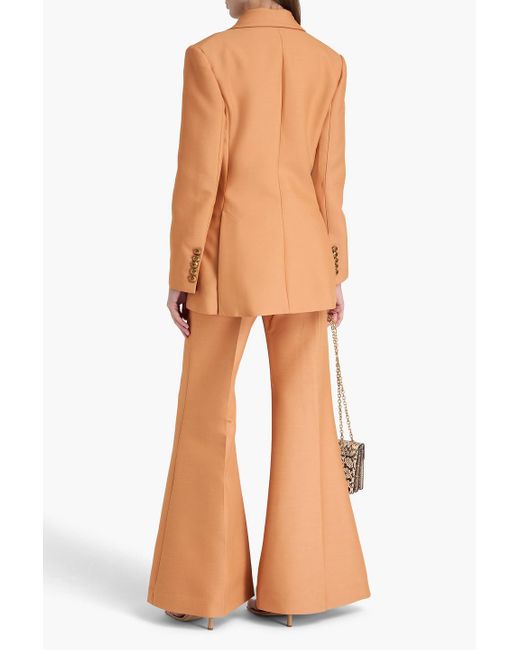 Zimmermann Orange Wool-blend Blazer