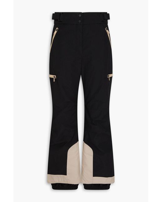 Brunello Cucinelli Black Two-Tone Bootcut Ski Pants