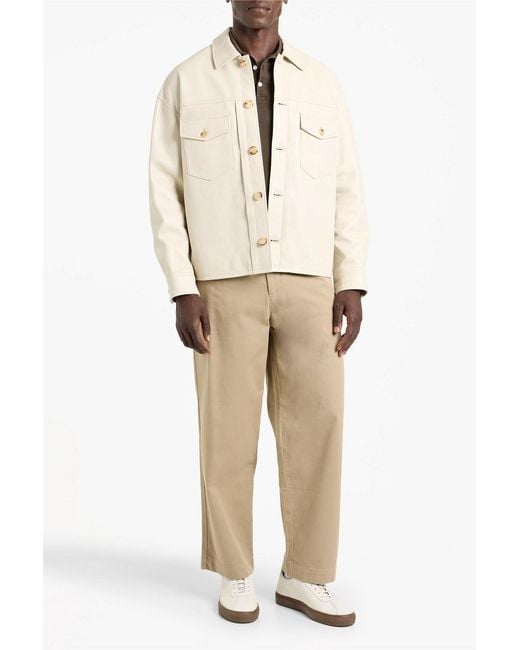 FRAME Natural Leather Jacket for men