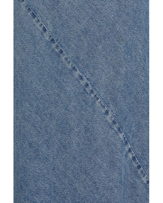 Rag & Bone Blue Lisbon Denim Midi Dress