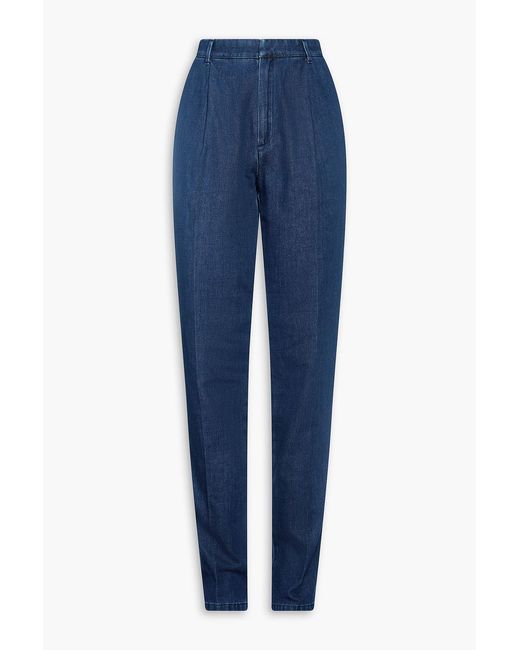 TOVE Blue Maggie High-Rise Tapered Jeans