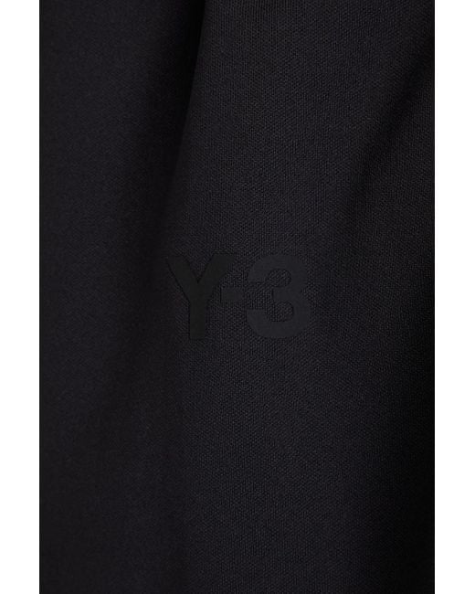 Y-3 Black Printed Stretch Track Jacket for men