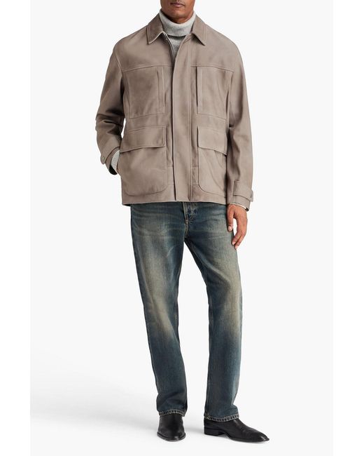 Rag & Bone Brown Pace Suede Jacket for men