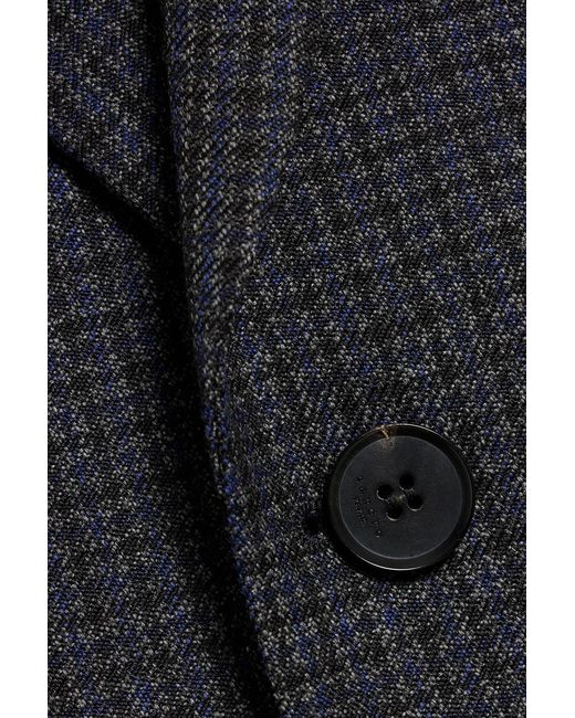 Sandro Black Checked Wool-tweed Blazer for men