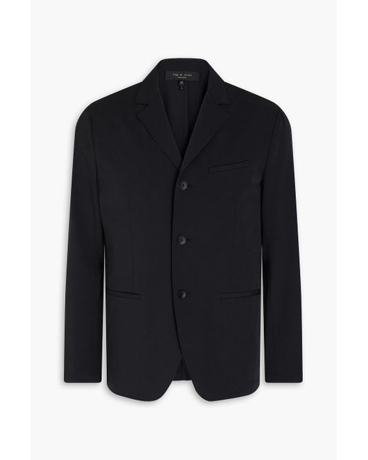 Rag & Bone Black Achilles Stretch-twill Blazer for men