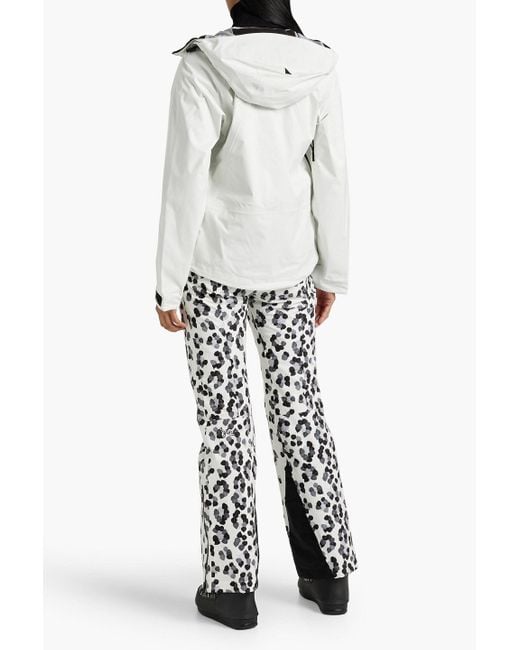 Aztech Mountain Shell Hooded Ski Jacket in White Lyst
