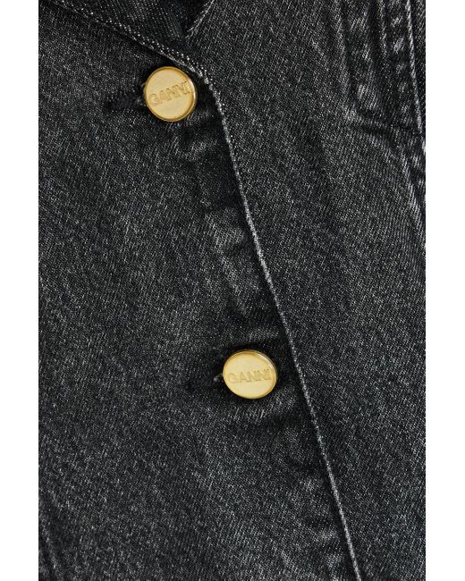 Ganni Black Denim Jacket