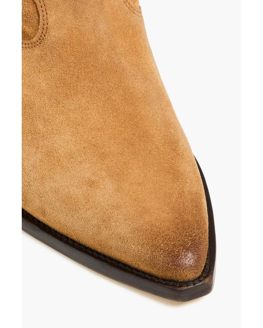 Isabel Marant Brown Duerto Suede Ankle Boots