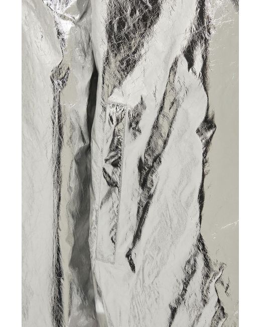 Stine Goya White Jacke aus beschichtetem twill mit -effekt
