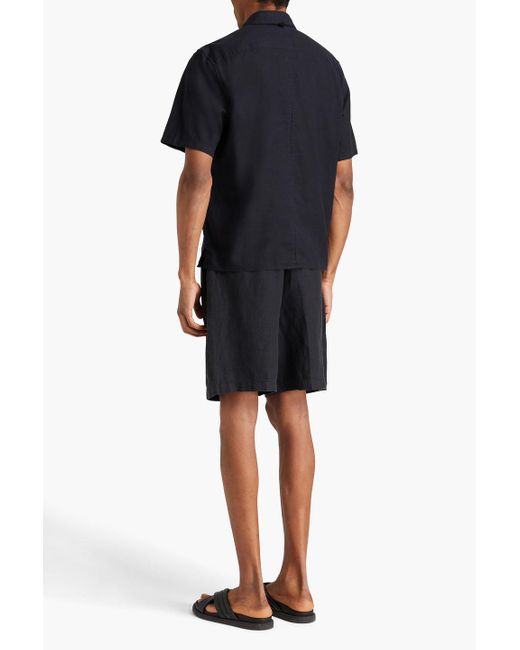 Rag & Bone Blue Dalton Hemp And Cotton-blend Shirt for men