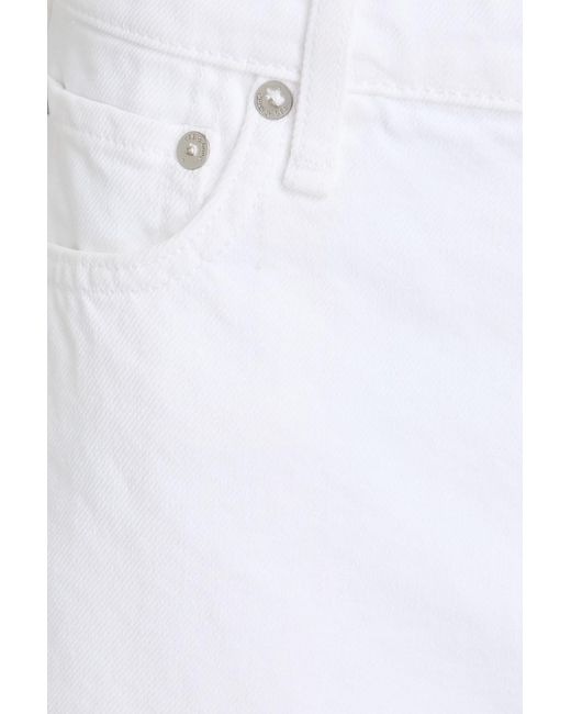 Rag & Bone White Kaia Denim Shorts