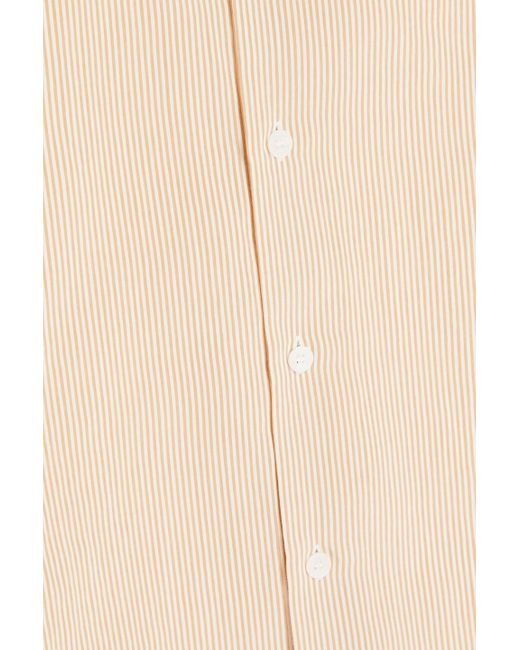 Sandro Natural Striped Lyocell-blend Shirt for men